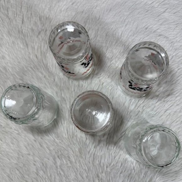 Vintage 5pc Country Cow Country Pig Glass Set - Picture 11 of 12